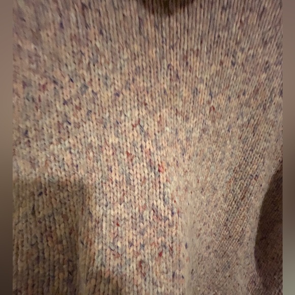 J Crew Sweater- womens size large- Marled Wool- pink - Picture 5 of 9
